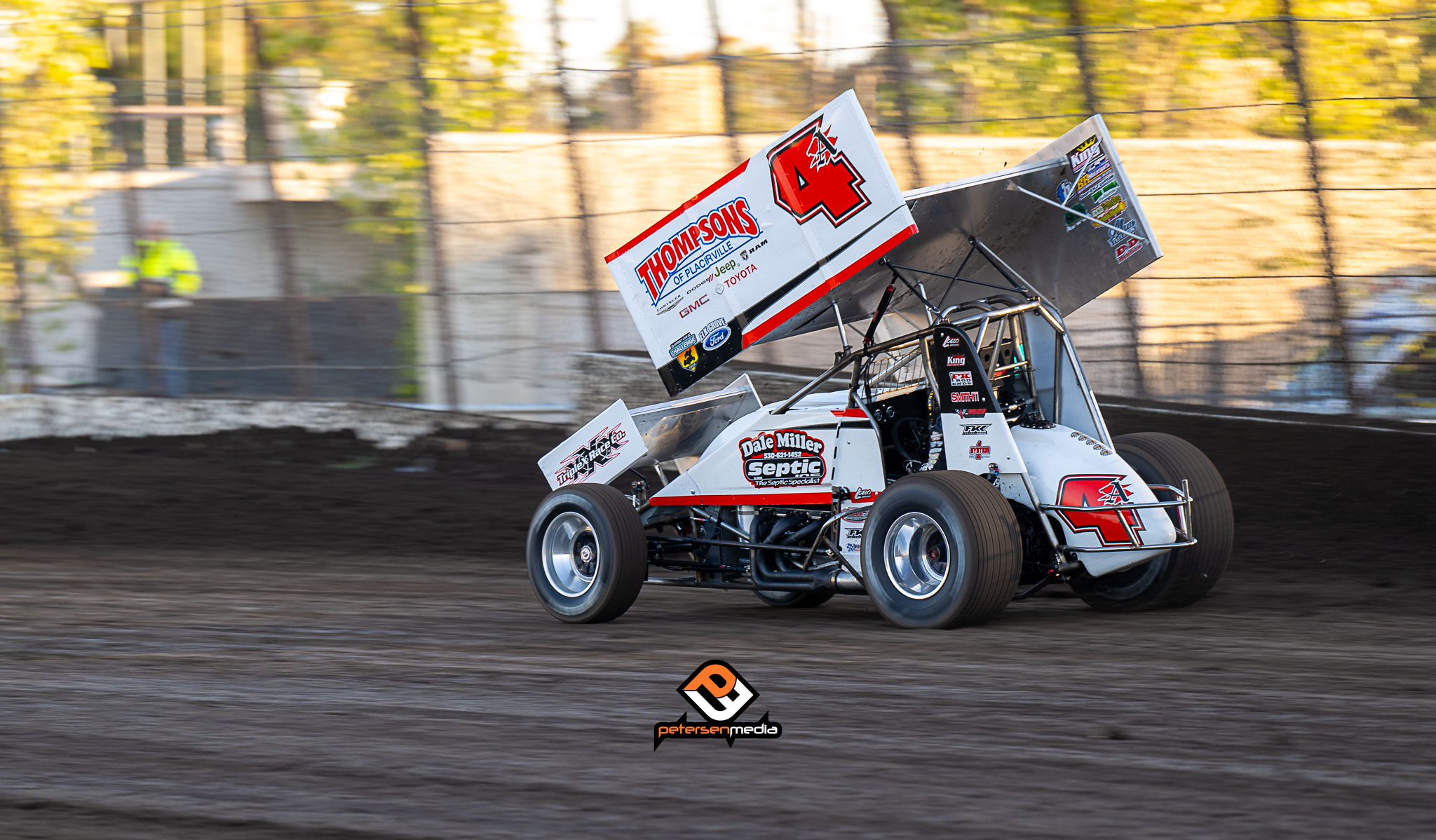 Justin Sanders Snapped in Stockton with Dale Miller Motorsports